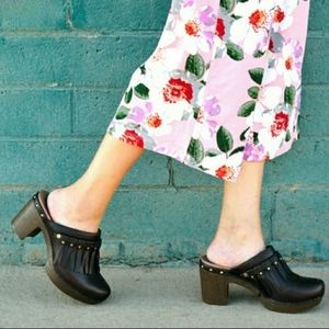 Dansko Fringe Deni clogs